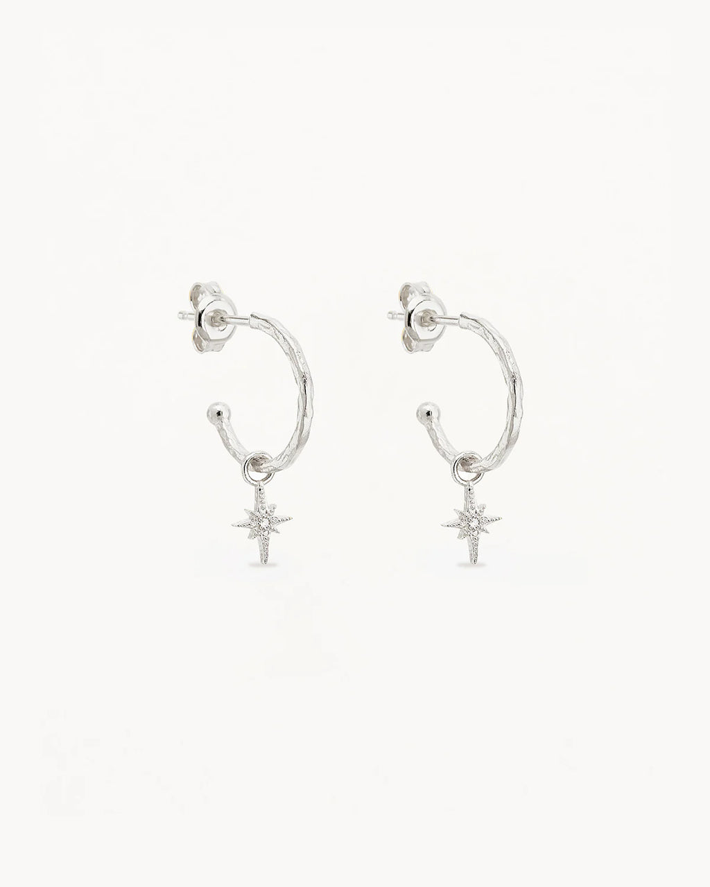 Starlight Hoops | Sterling Silver