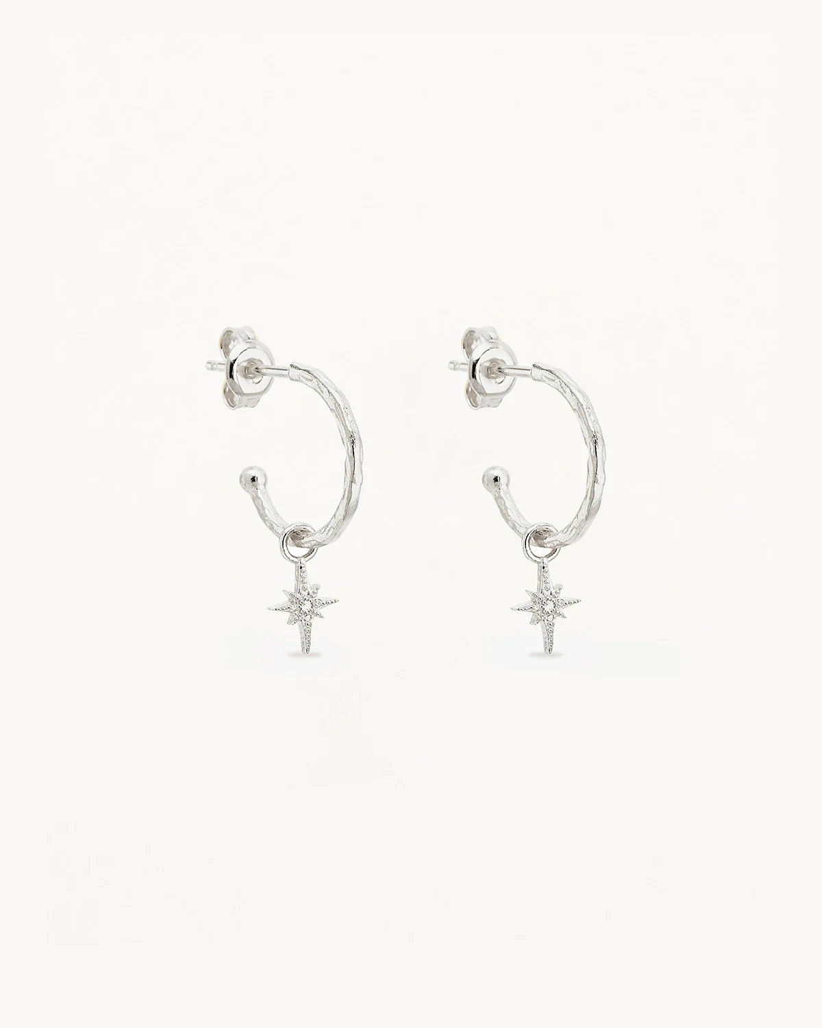 Starlight Hoops | Sterling Silver