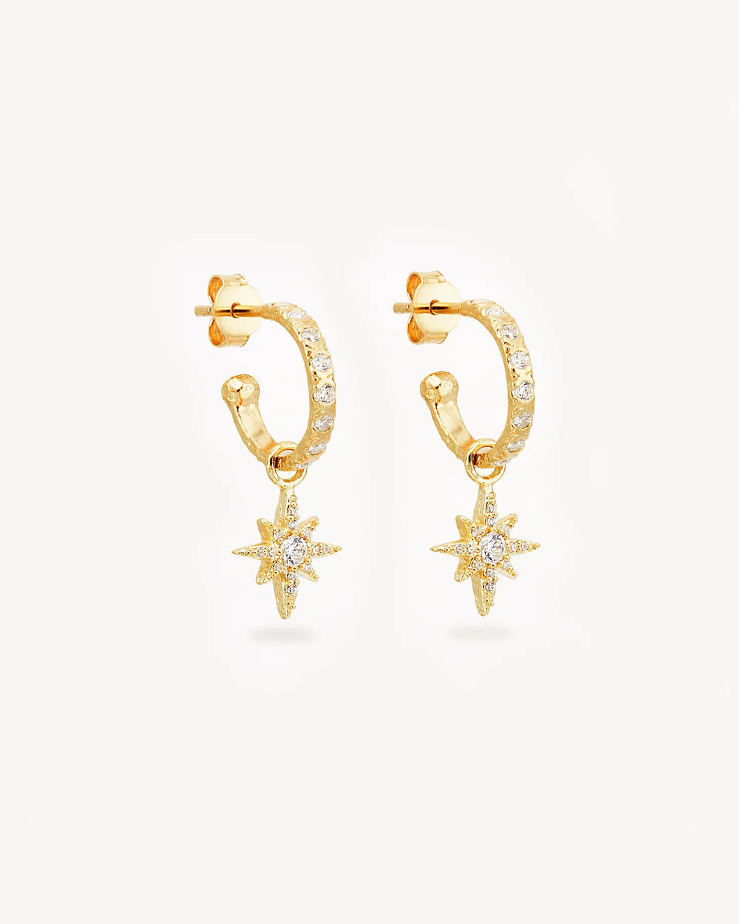 Dancing In Starlight Hoops | 18k Gold