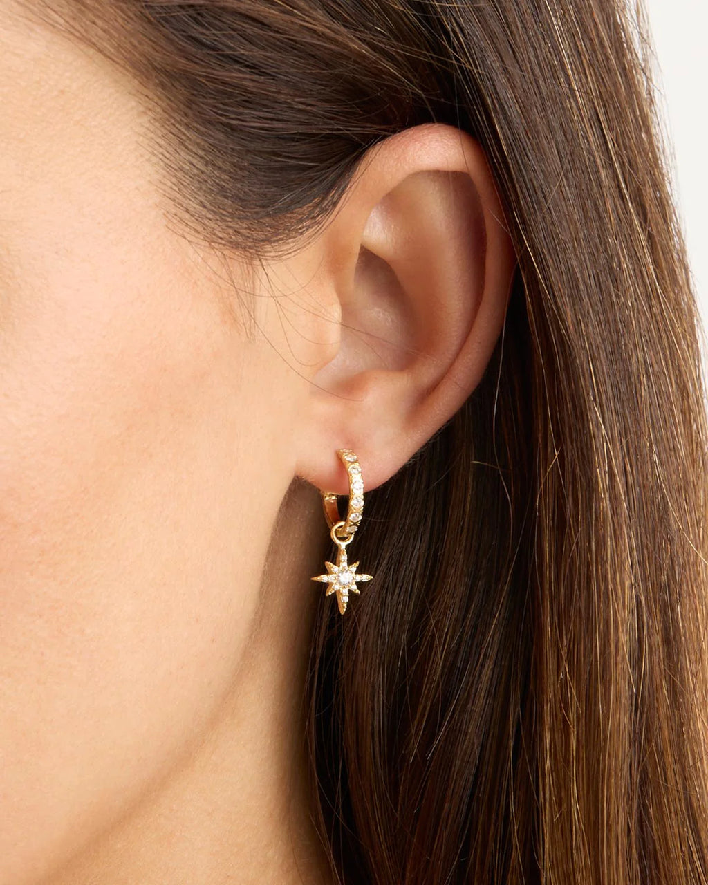Dancing In Starlight Hoops | 18k Gold