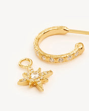 Load image into Gallery viewer, Dancing In Starlight Hoops | 18k Gold
