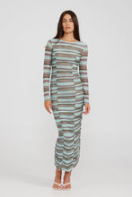 Load image into Gallery viewer, Valentina Rushed Dress | Zig Zag
