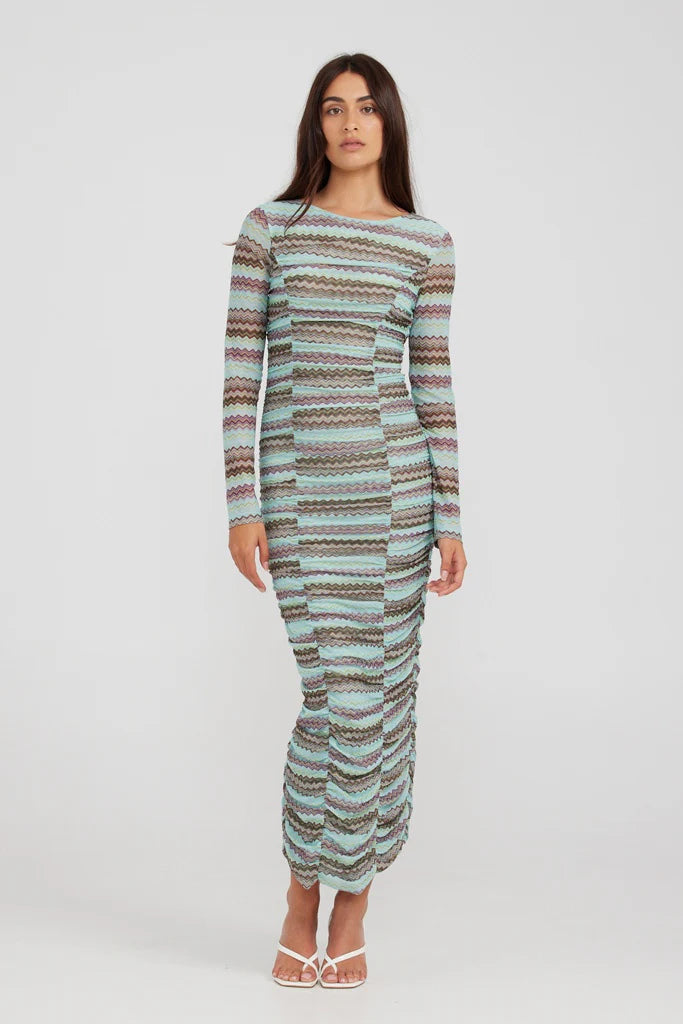 Valentina Rushed Dress | Zig Zag