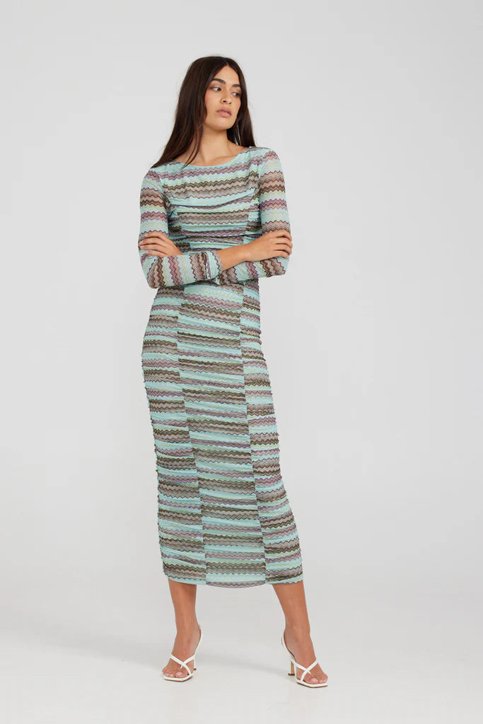 Valentina Rushed Dress | Zig Zag