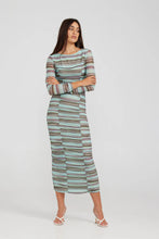 Load image into Gallery viewer, Valentina Rushed Dress | Zig Zag
