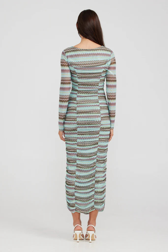 Valentina Rushed Dress | Zig Zag