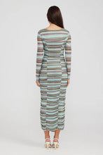 Load image into Gallery viewer, Valentina Rushed Dress | Zig Zag
