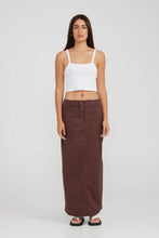 Load image into Gallery viewer, Xanthe Maxi Skirt | Chocolate
