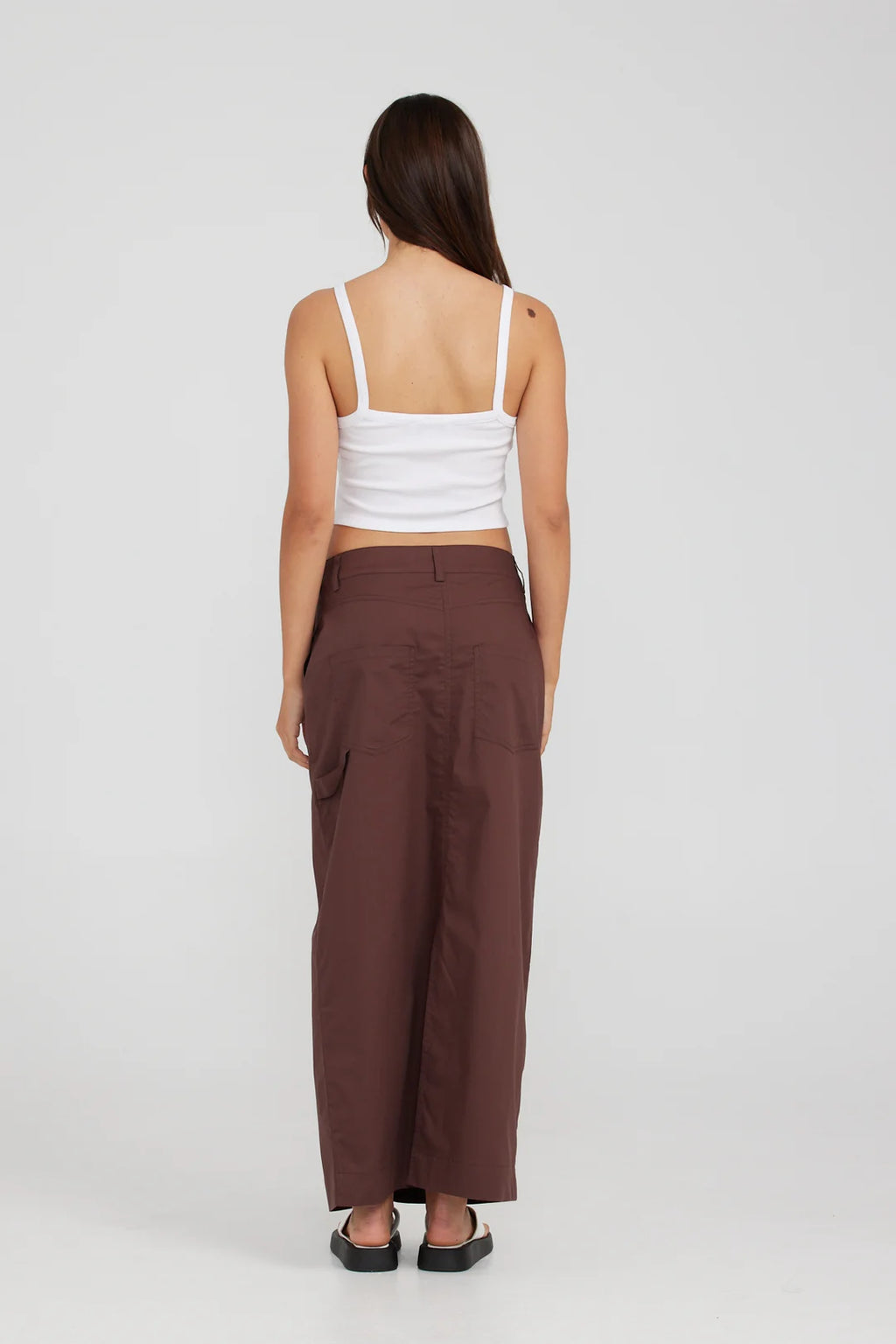 Xanthe Maxi Skirt | Chocolate