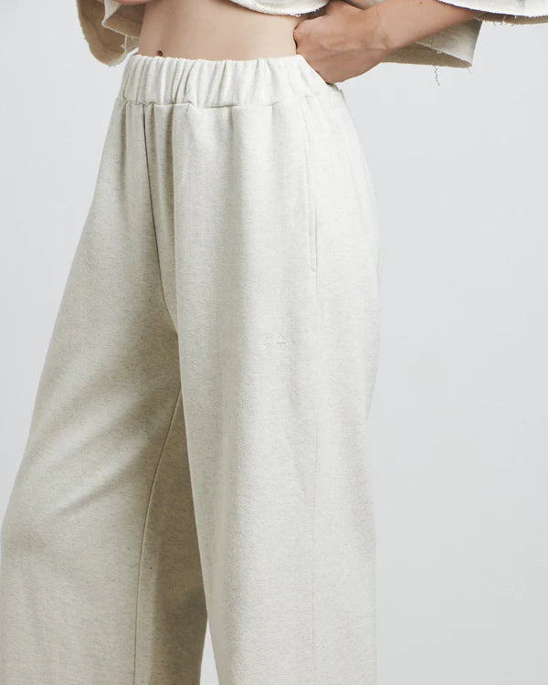 The Raw Hem Pant | Grey Marle