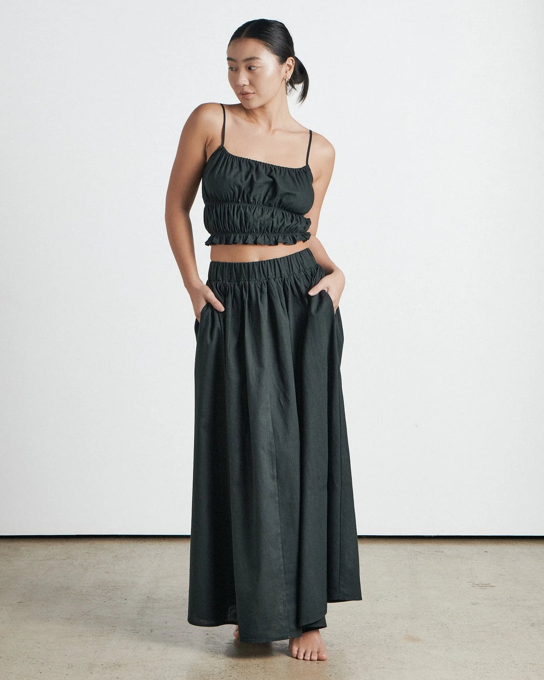 Layne Maxi Skirt | Black