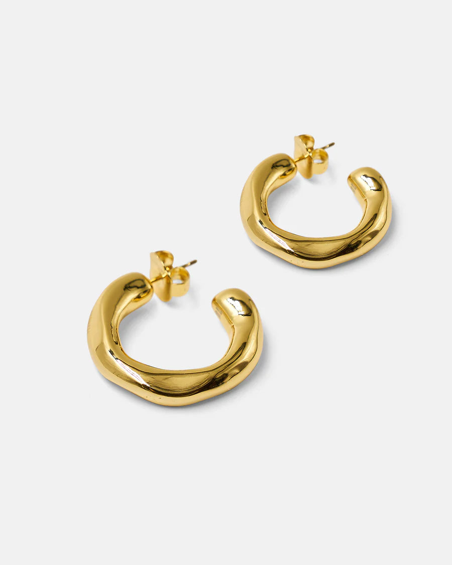 Veeda Hoop- Gold