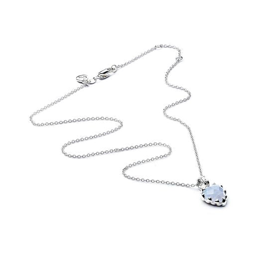 Love Claw Necklace | Blue Lace Agate
