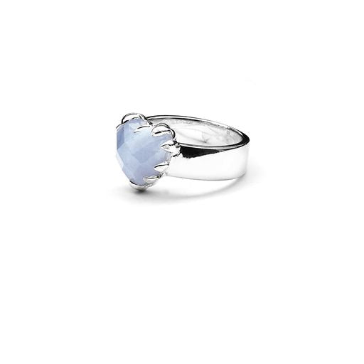 Love Claw Ring | Blue Lace Agate