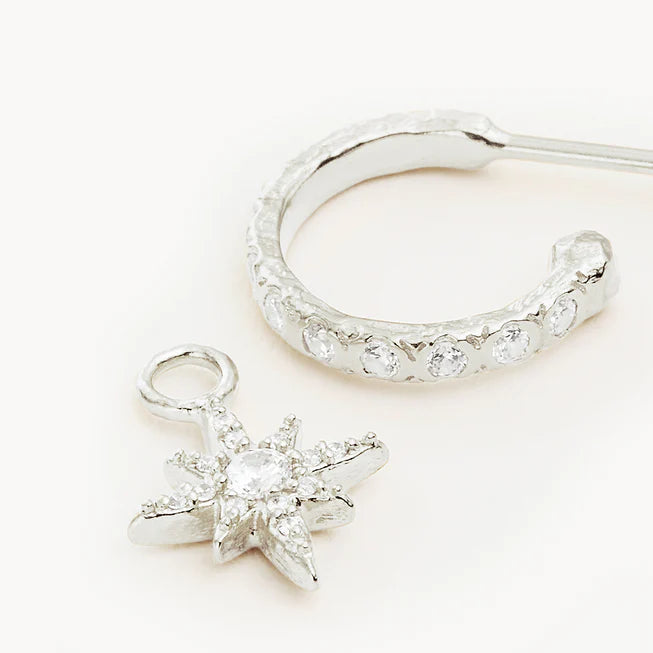 Dancing In Starlight Hoops | Silver