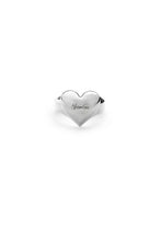 Load image into Gallery viewer, Full Heart Signet Ring | Silver
