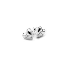 Load image into Gallery viewer, Full Heart Studs | Silver
