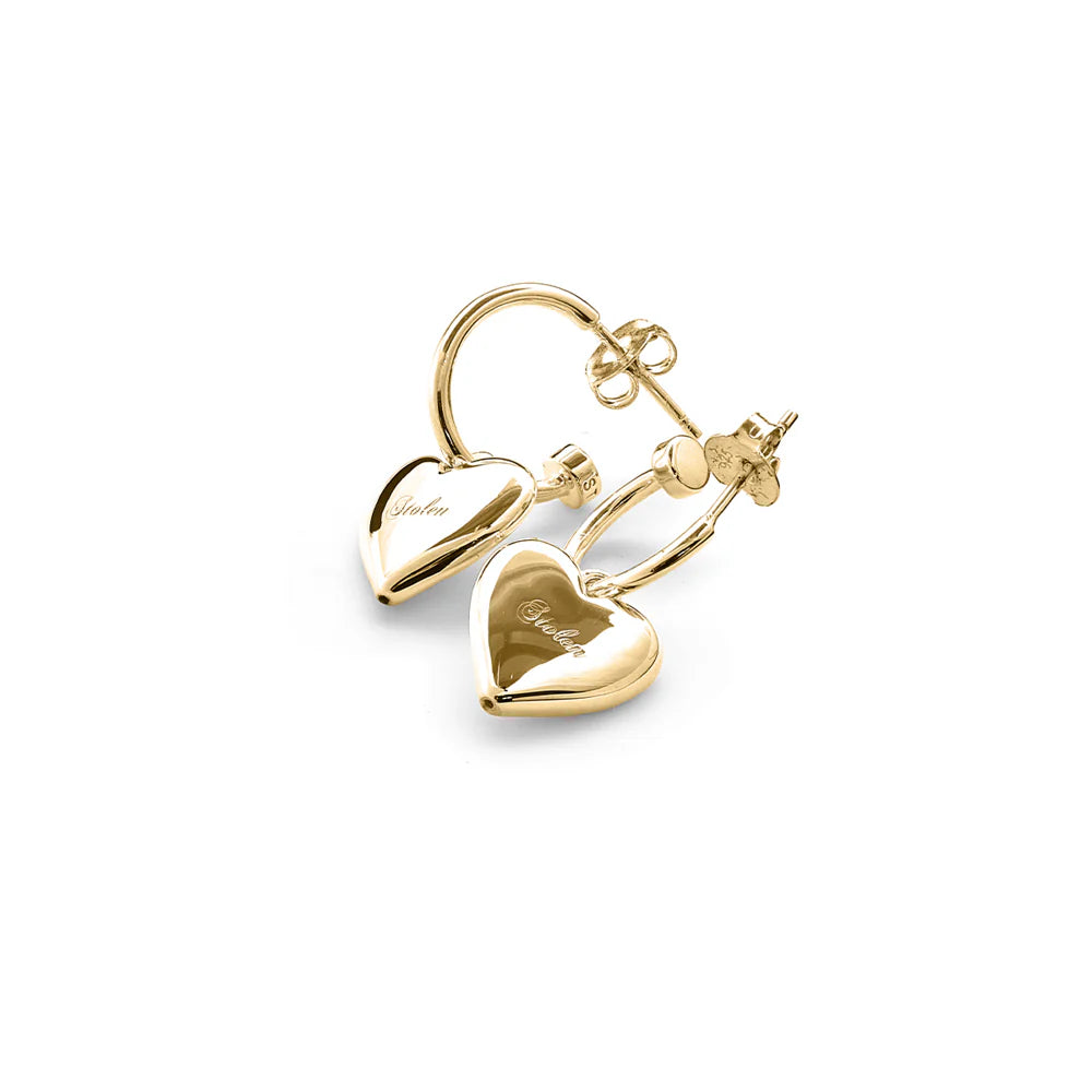 Full Heart Sleepers | Gold Plated