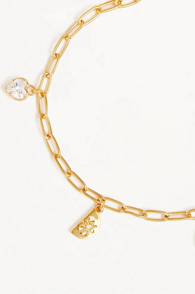 BY CHARLOTTE | Wanderlust Charm Bracelet Gold