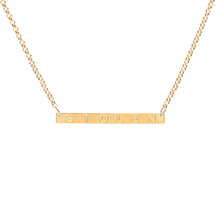Load image into Gallery viewer, Stolen Plank Necklace | Gold Plated
