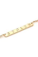 Load image into Gallery viewer, Stolen Plank Necklace | Gold Plated
