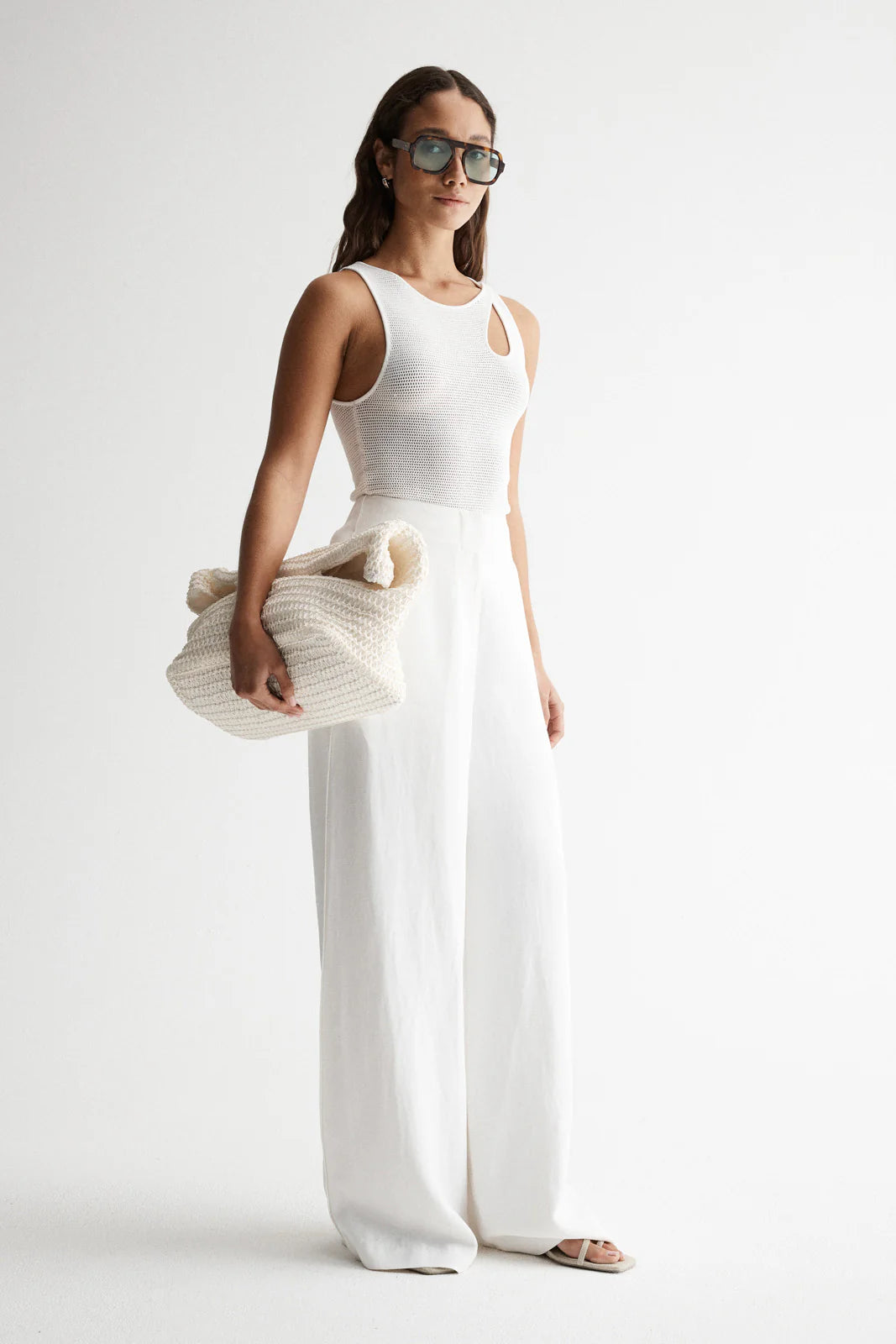 ELKA COLLECTIVE Mahina Pant | White