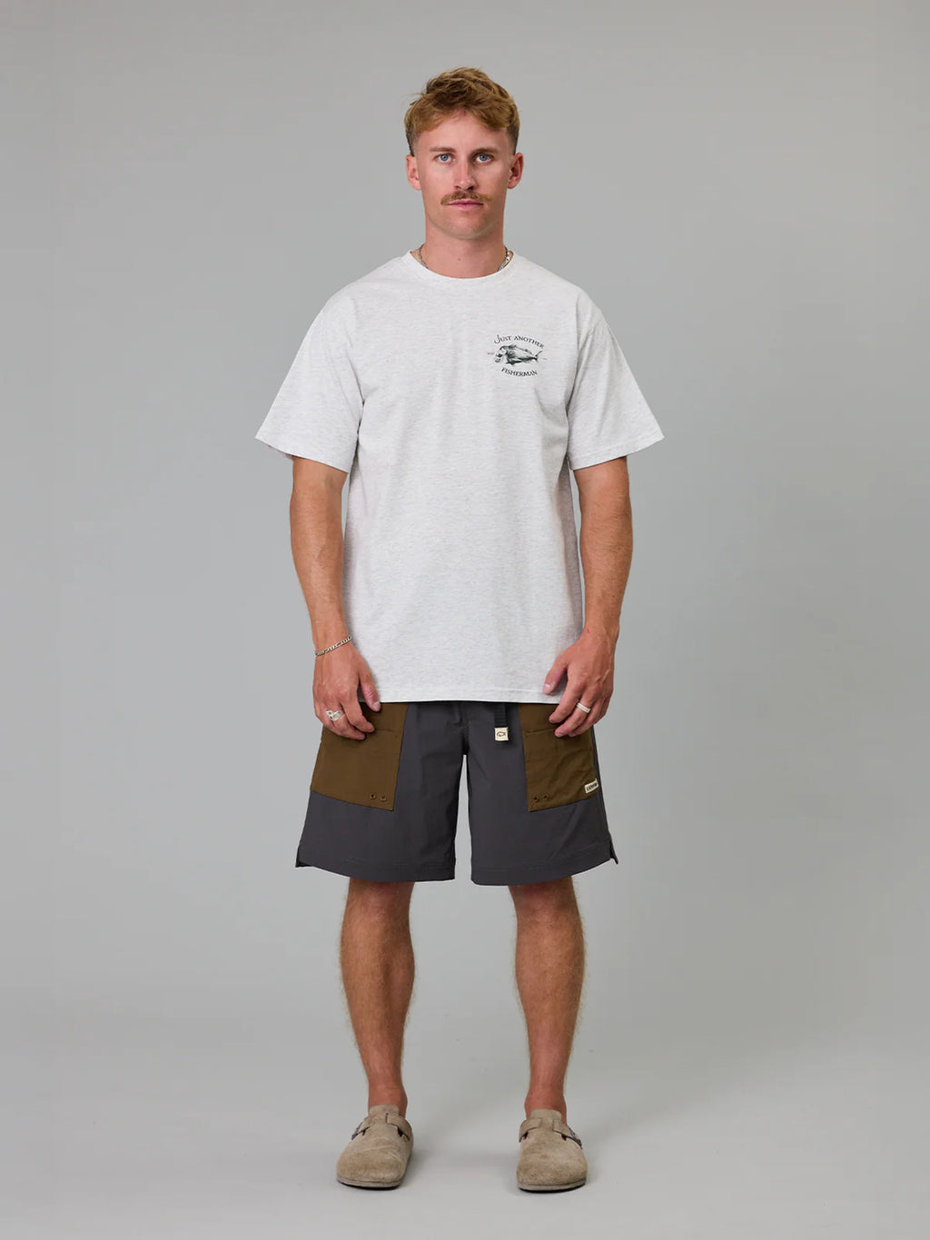 J.A.F Snapper Sea Tee | Silver Marle