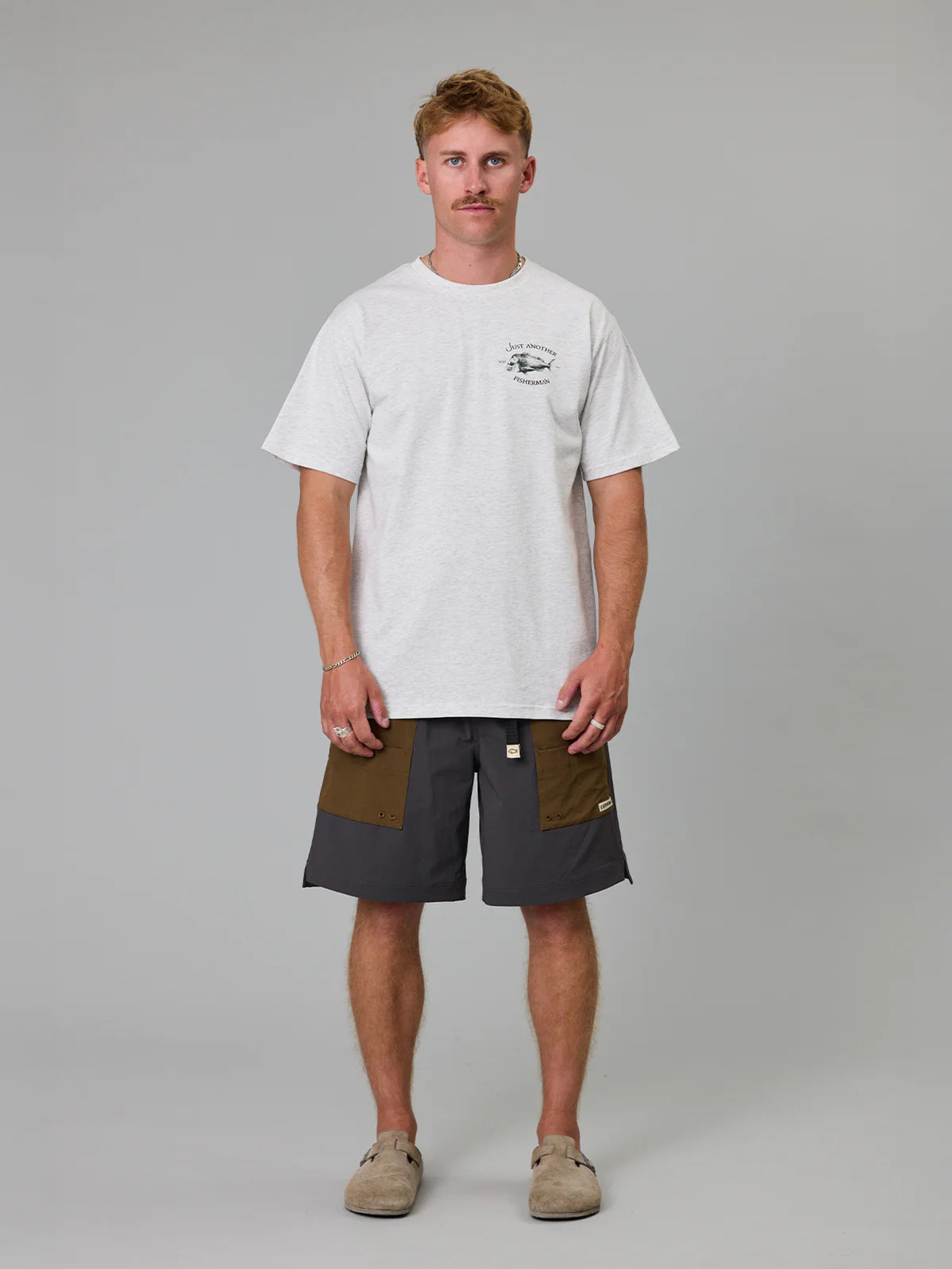 J.A.F Snapper Sea Tee | Silver Marle