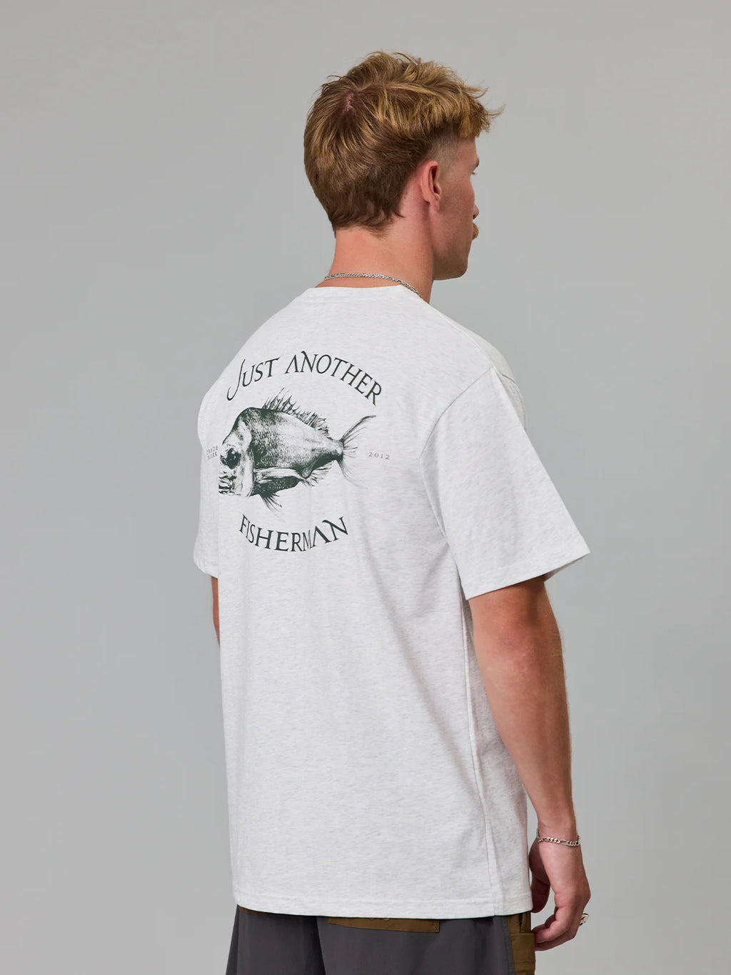 J.A.F Snapper Sea Tee | Silver Marle