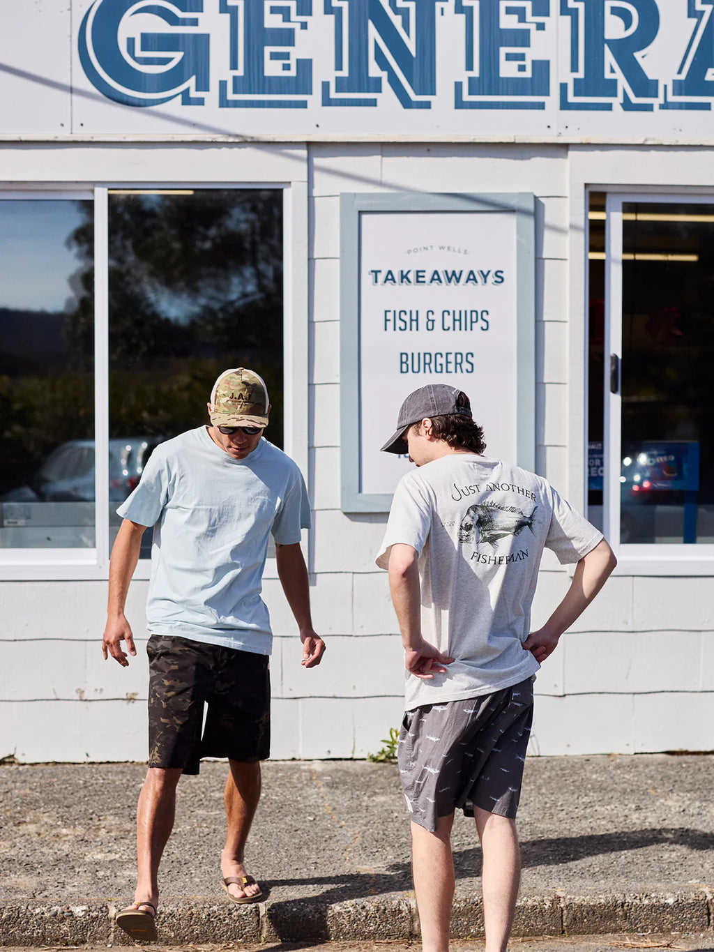 J.A.F Snapper Sea Tee | Silver Marle