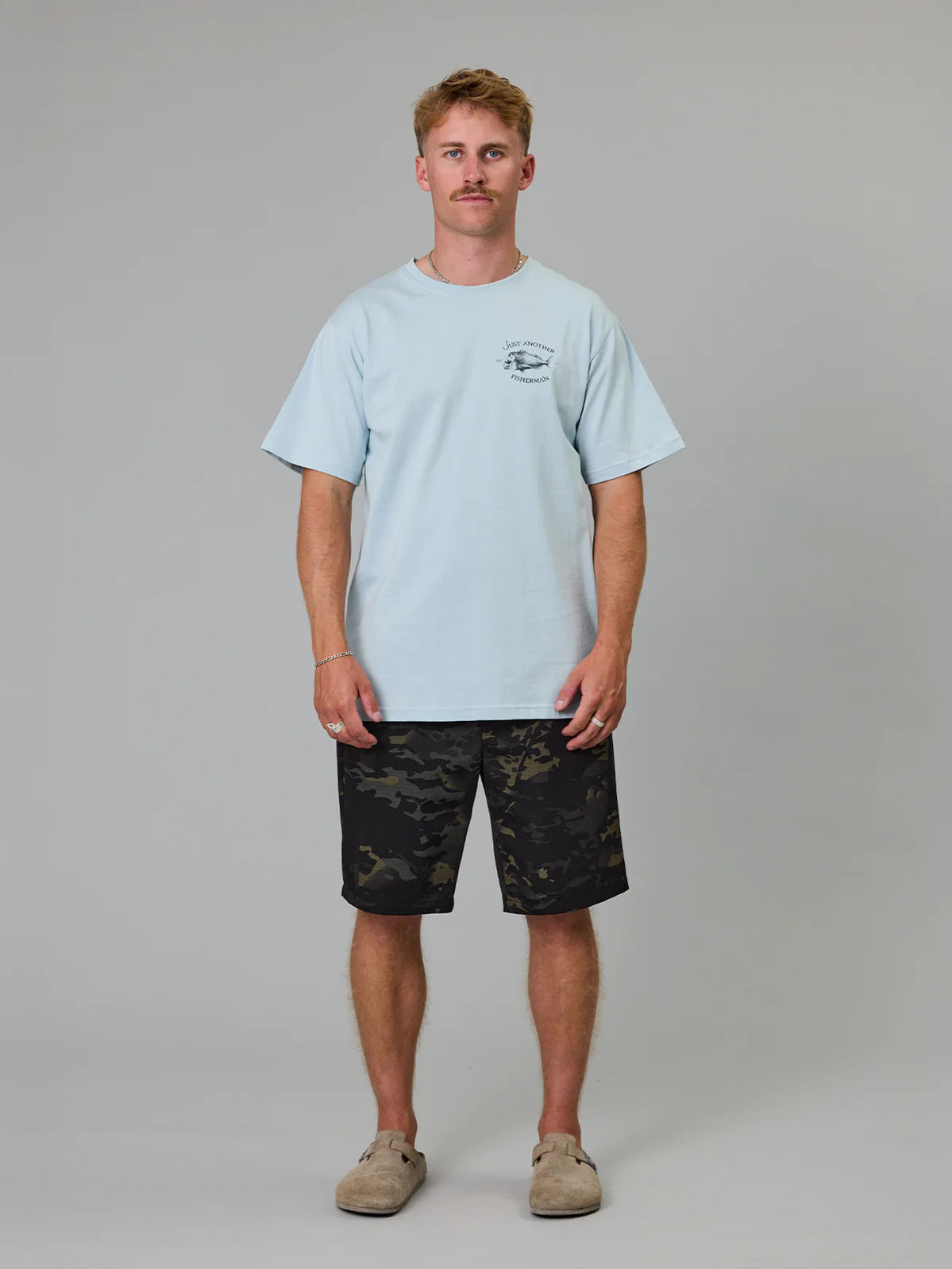 J.A.F Snapper Sea Tee | Sterling Blue