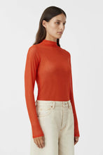 Load image into Gallery viewer, Ilana Long Sleeve Top | Flame Orange
