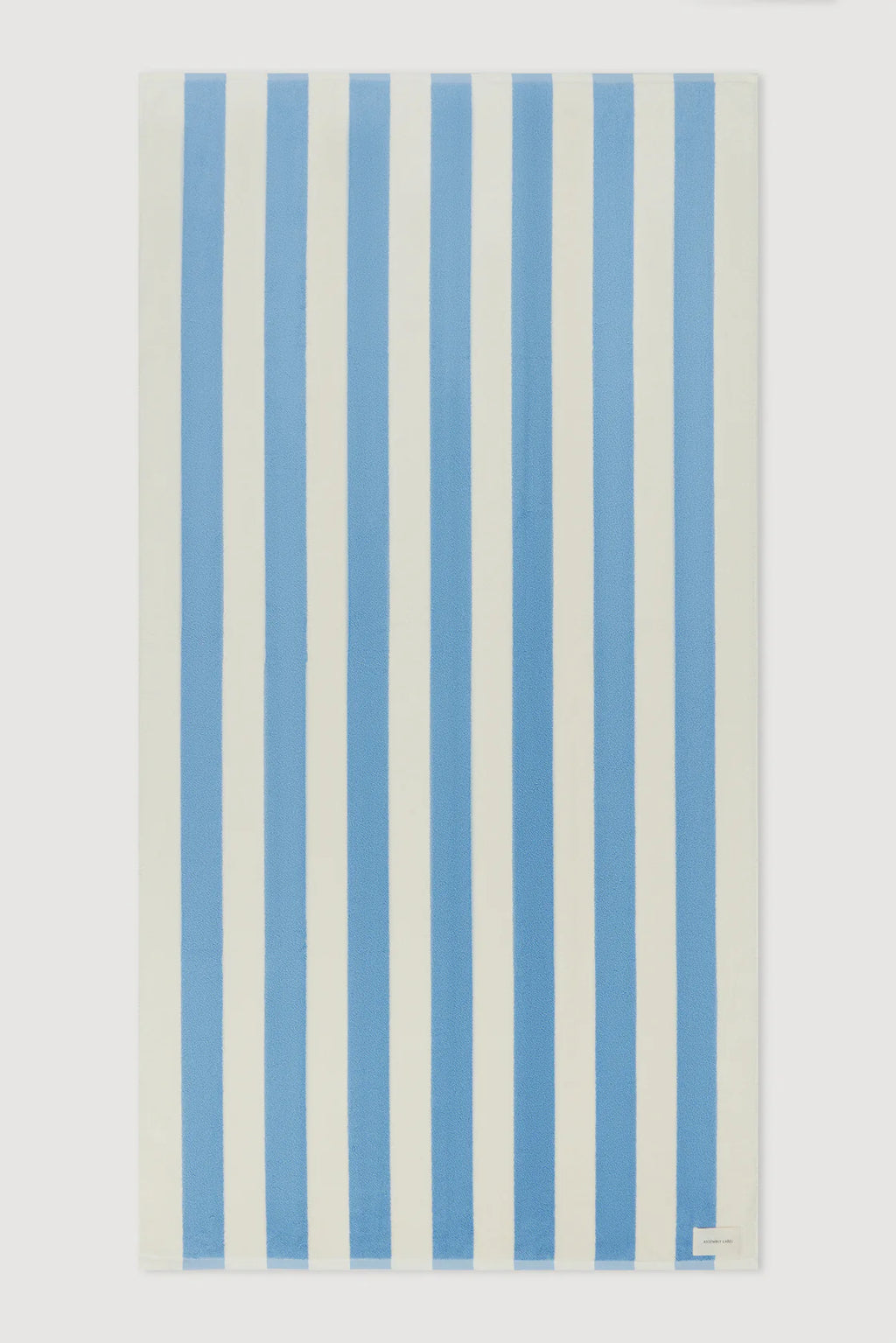 ASSEMBLY LABEL Signature Stripe Beach Towel | Skylar Cream