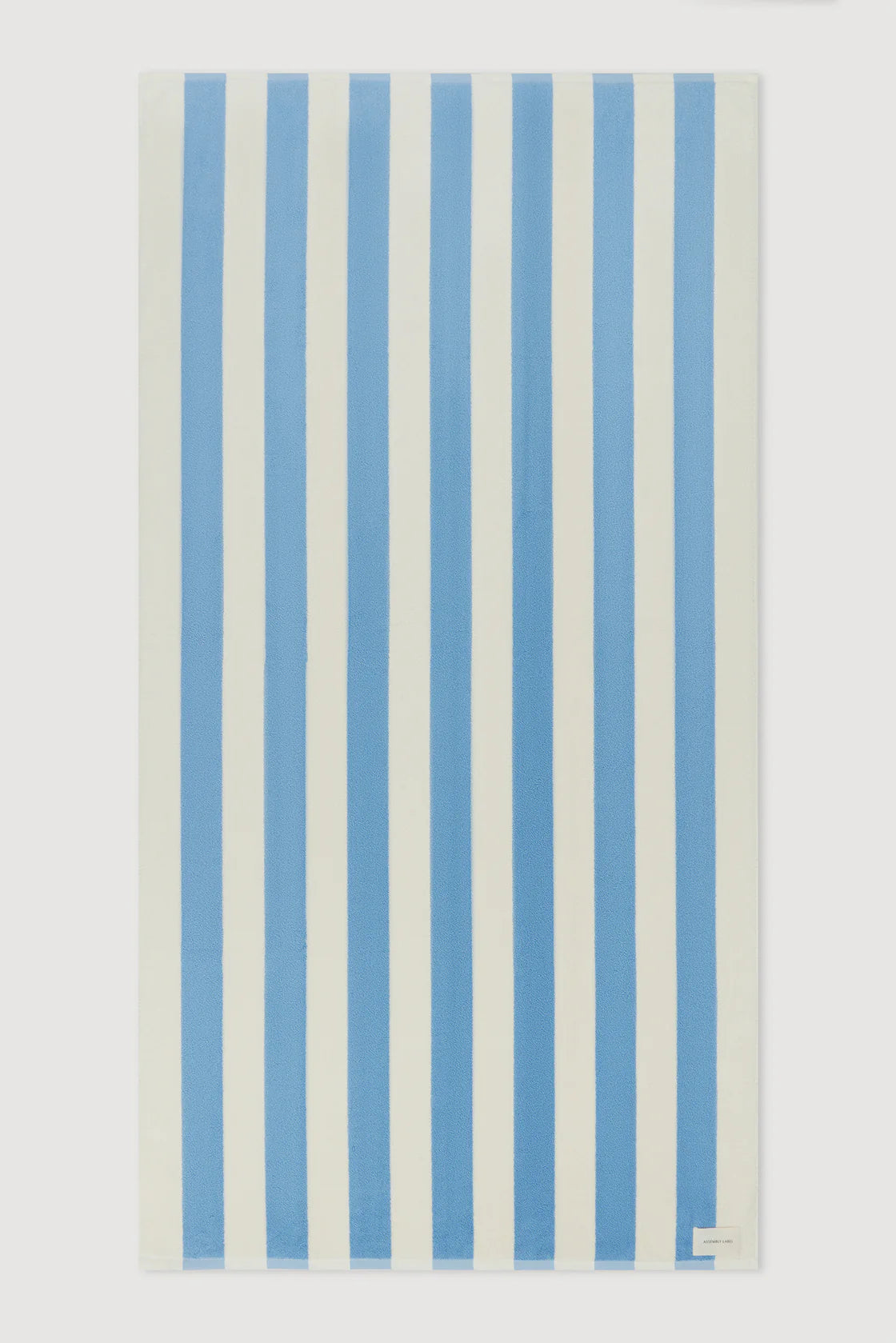 ASSEMBLY LABEL Signature Stripe Beach Towel | Skylar Cream