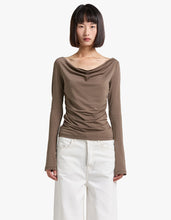 Load image into Gallery viewer, Tyrell Jersey Top | Olivine
