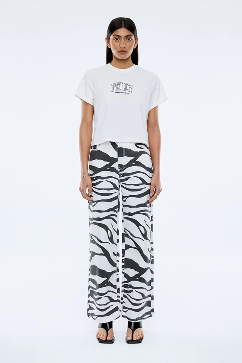 ENA PELLY Lindy Relaxed Jean | Zebra