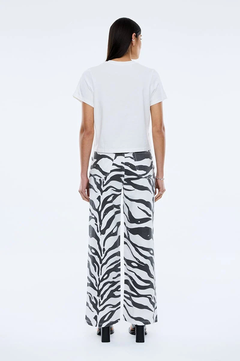 ENA PELLY Lindy Relaxed Jean | Zebra