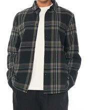 Load image into Gallery viewer, Cube Brush Plaid Shirt | Dark Grey
