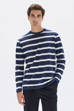 Load image into Gallery viewer, Tyler Long Sleeve | True Navy/Antique White
