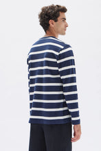 Load image into Gallery viewer, Tyler Long Sleeve | True Navy/Antique White
