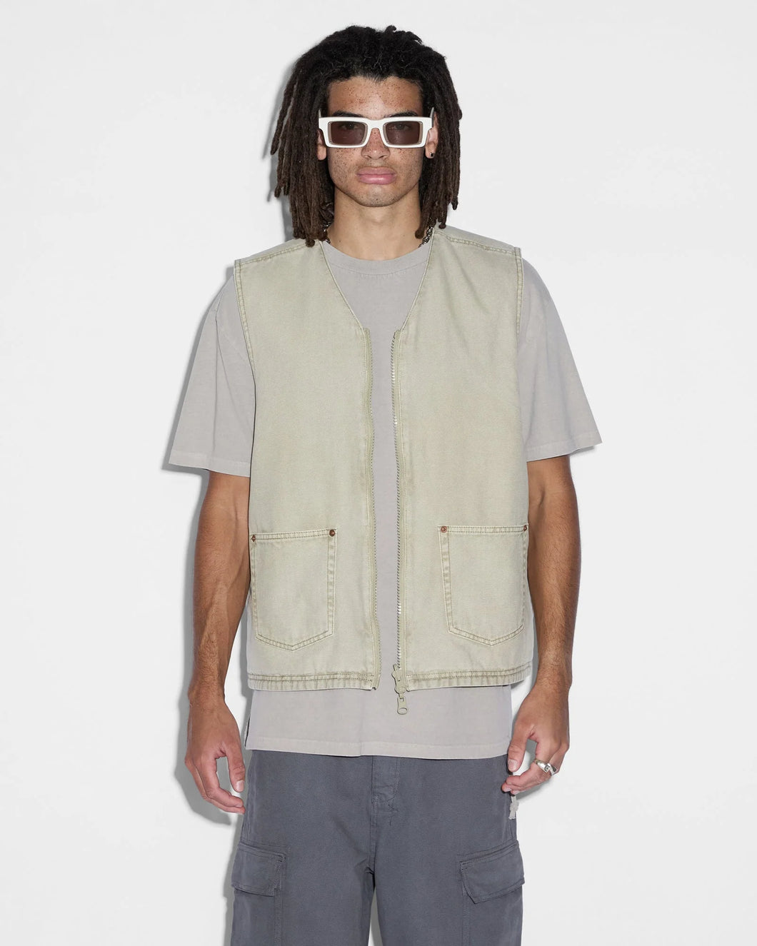 Battler Padded Vest | Khaki