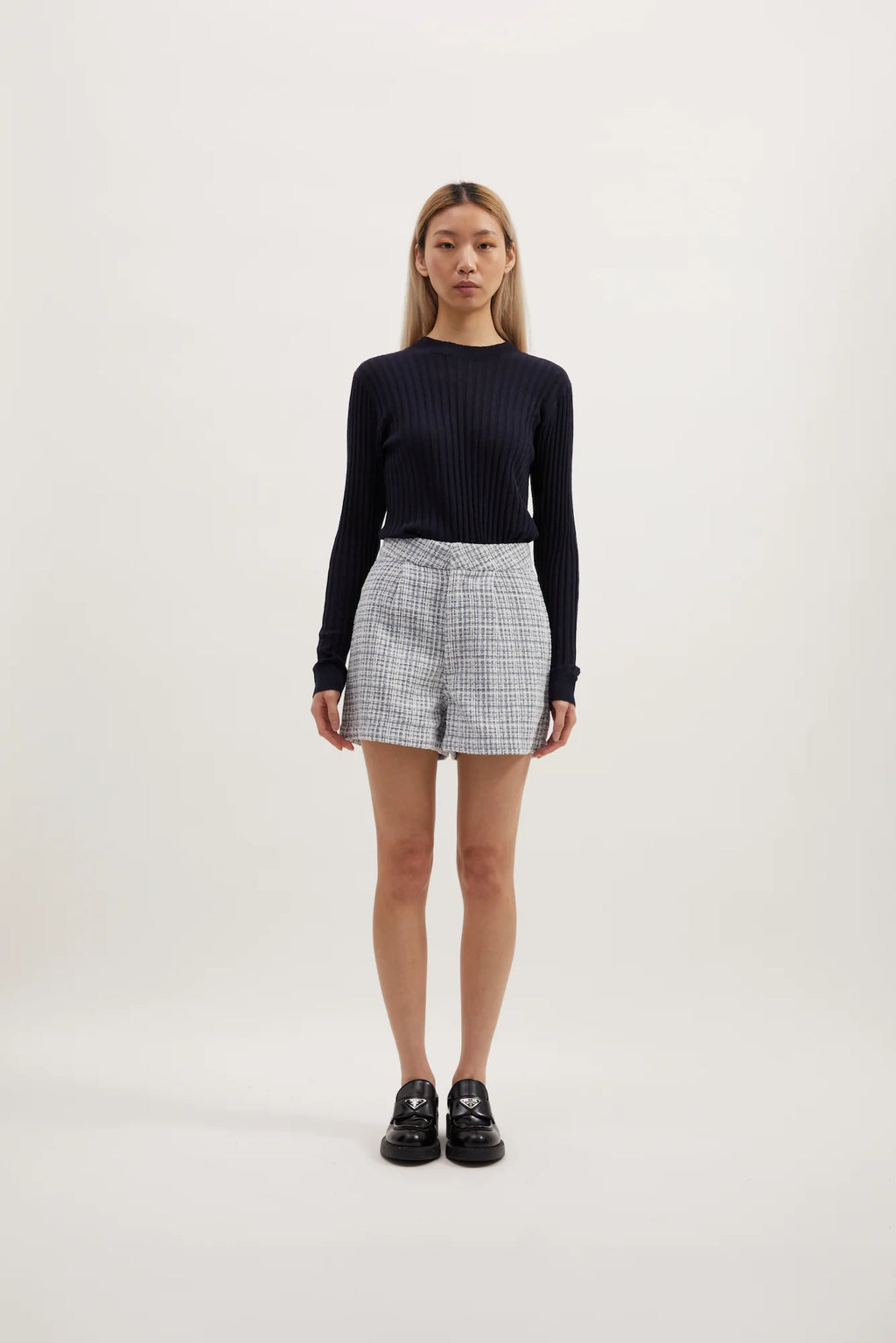Kyla Shorts | Ink Boucle