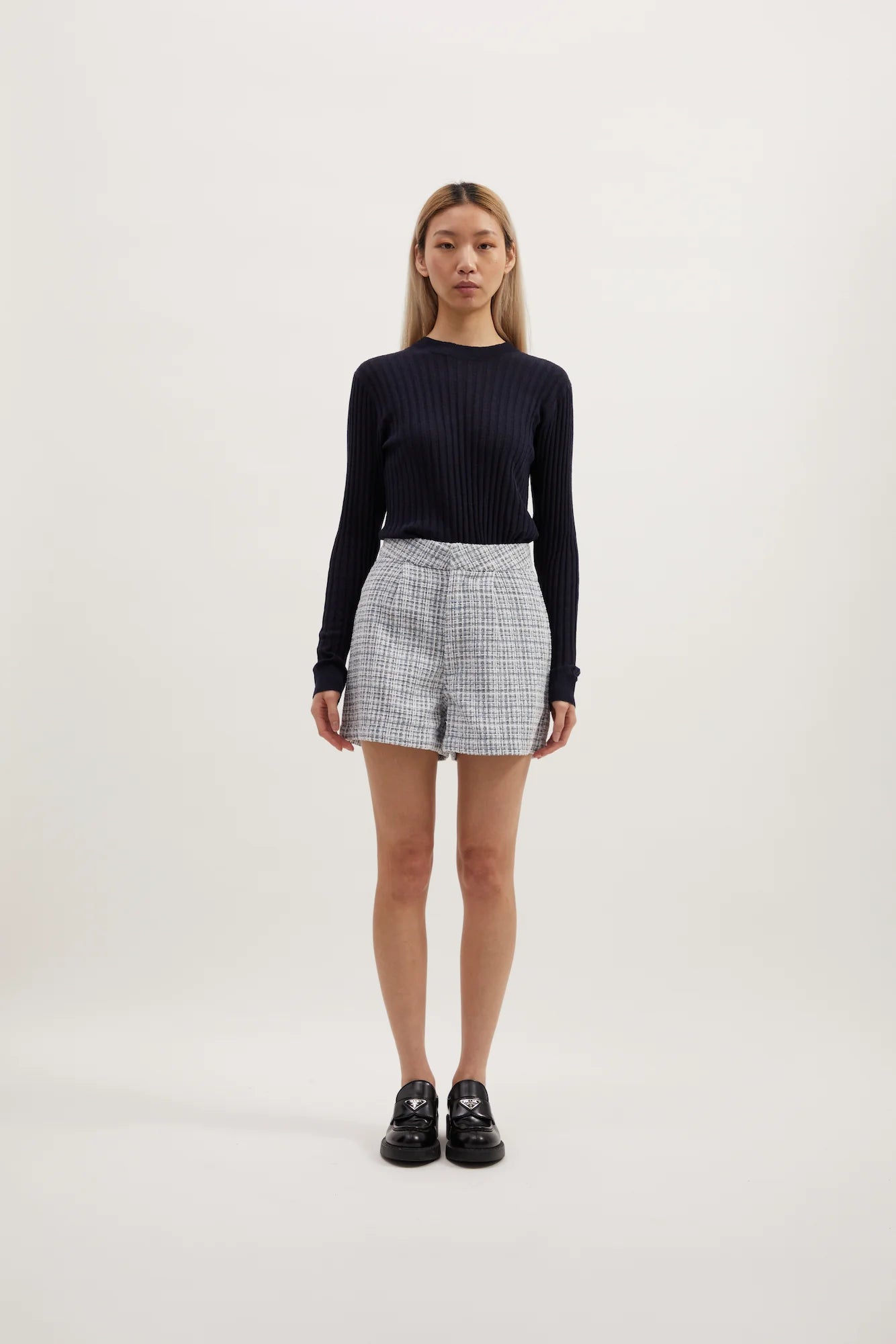 Kyla Shorts | Ink Boucle