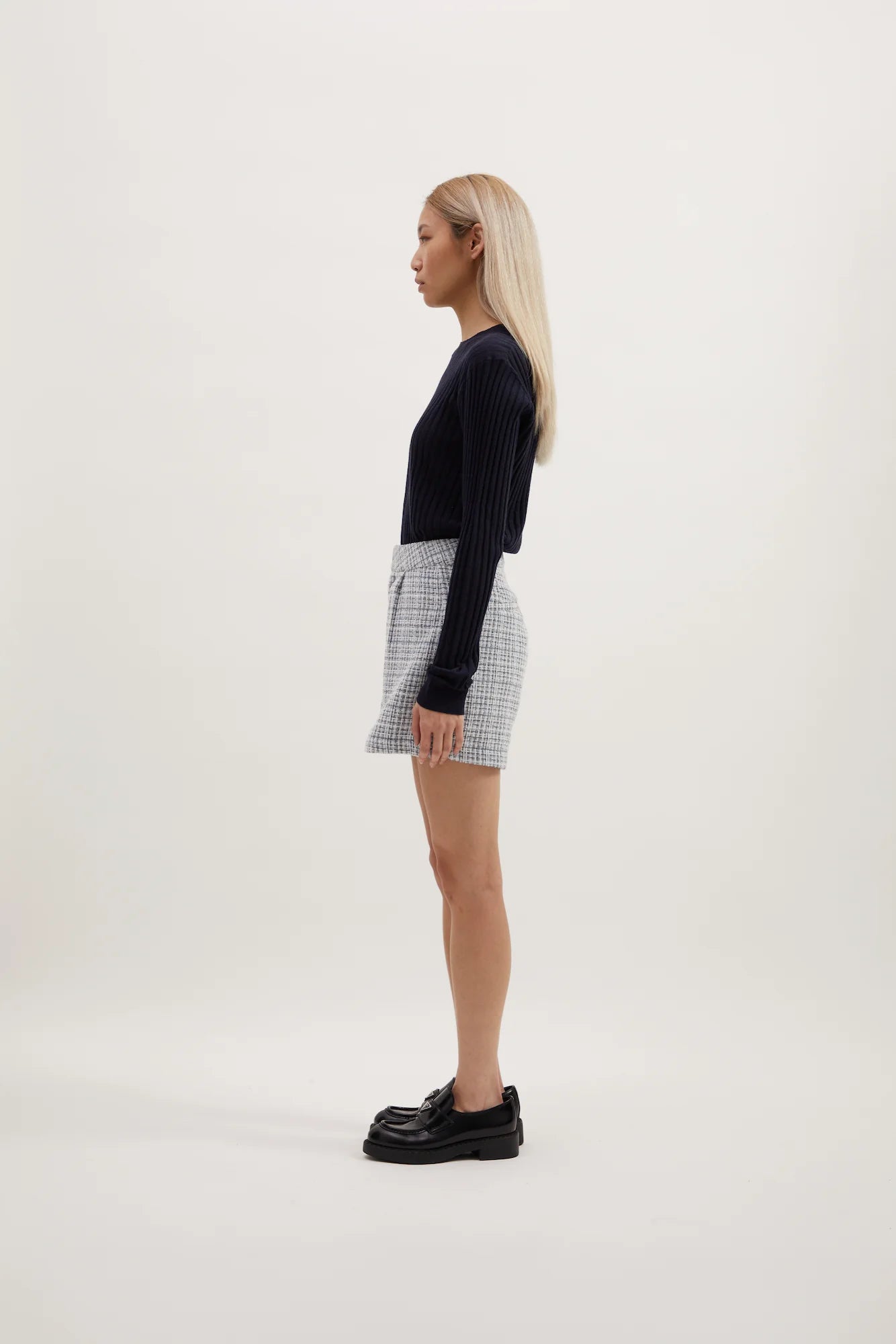 Kyla Shorts | Ink Boucle