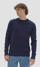 Load image into Gallery viewer, Cotton Cashmere Long Sleeve Sweater | Navy
