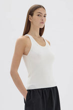 Load image into Gallery viewer, Estella Wool Scoop Neck Tank | White
