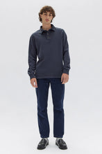 Load image into Gallery viewer, Ashby Fleece Polo | True Navy
