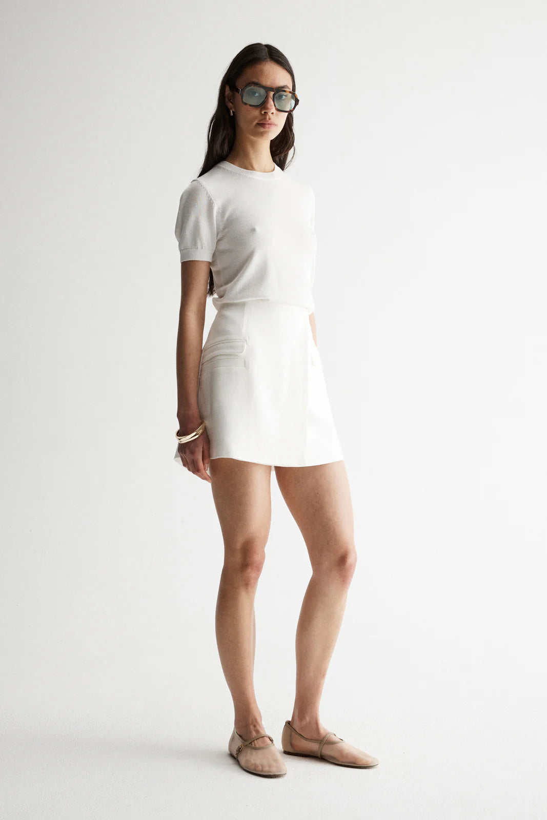 ELKA COLLECTIVE Marais Skirt | White