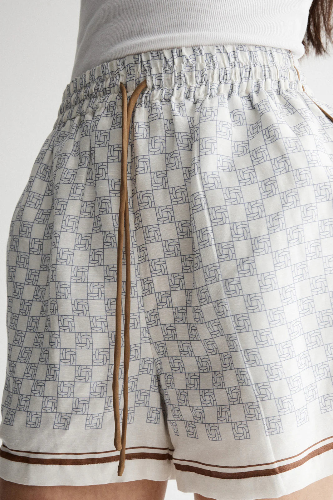 ELKA COLLECTIVE Lumi Short | Monogram Print
