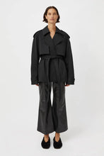 Load image into Gallery viewer, Burdock Trench Jacket | Black
